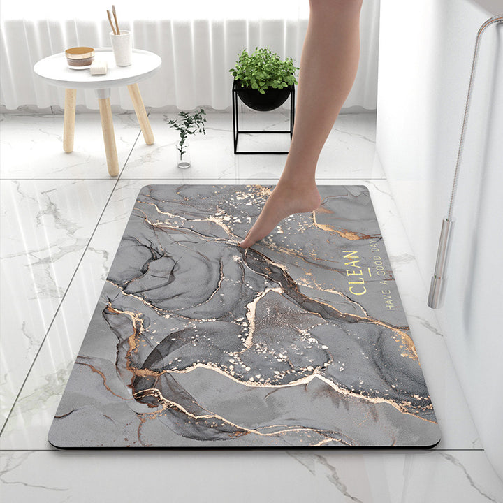 Soft Touch Marble Bath Mat Stornfield