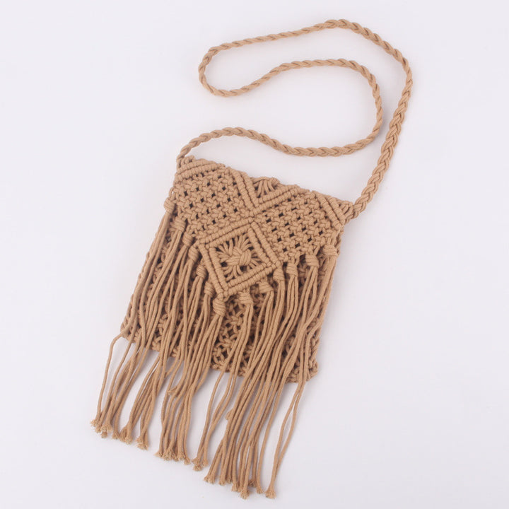 Hand-knotted fringe bag Stornfield