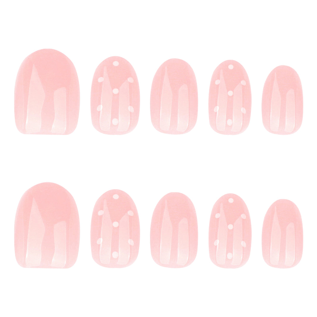 Artful Nail Art with Delicate Dot Design Stornfield