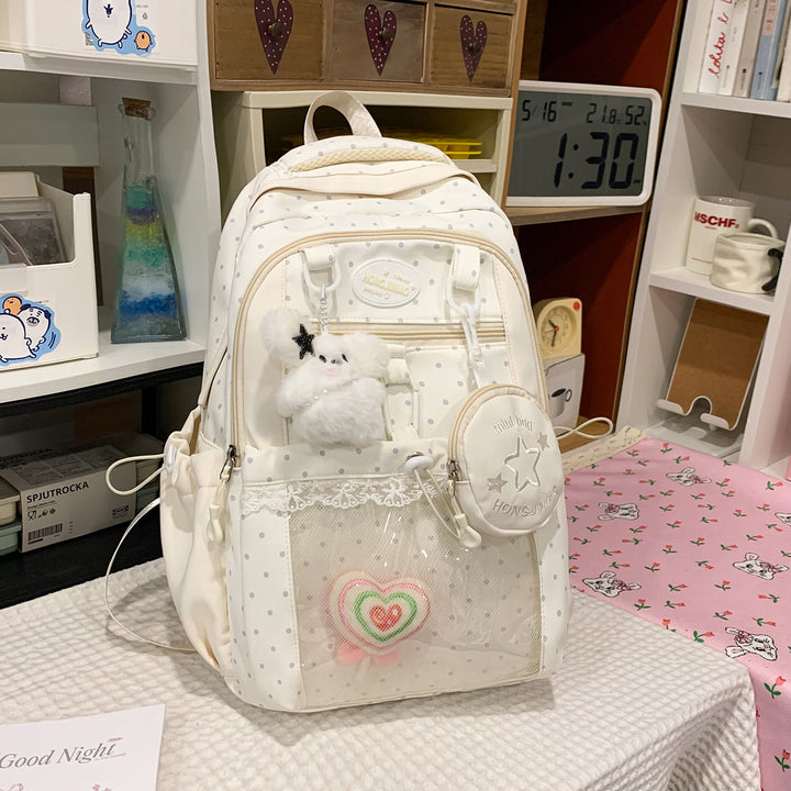 Charming Polka Dot Backpack Stornfield