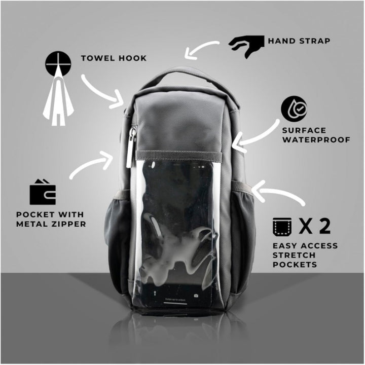 Multifunctional backpack with viewing window Stornfield