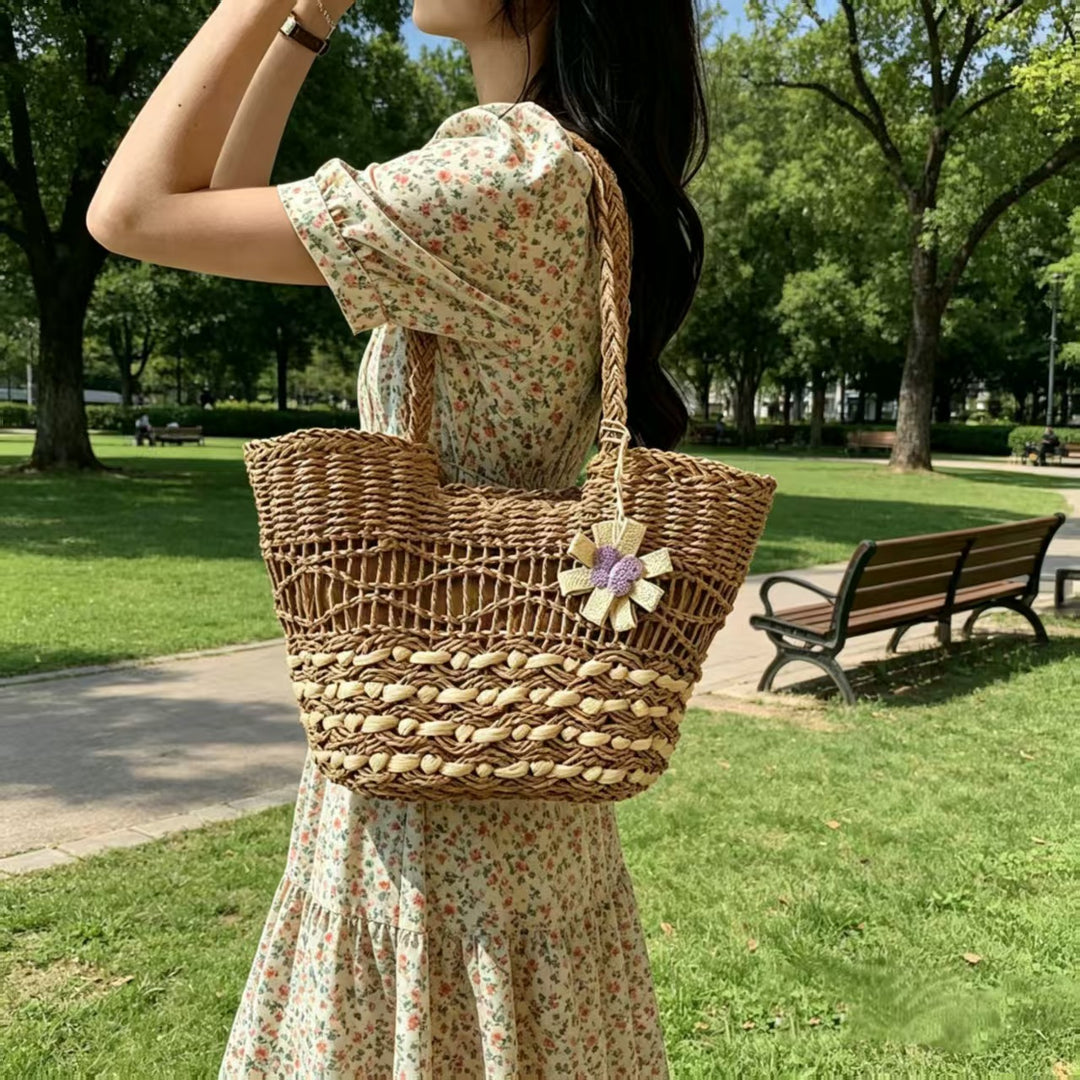 Braided Baste Beach Bag Stornfield