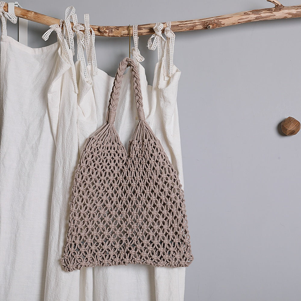 Handcrafted net shopping bag Stornfield