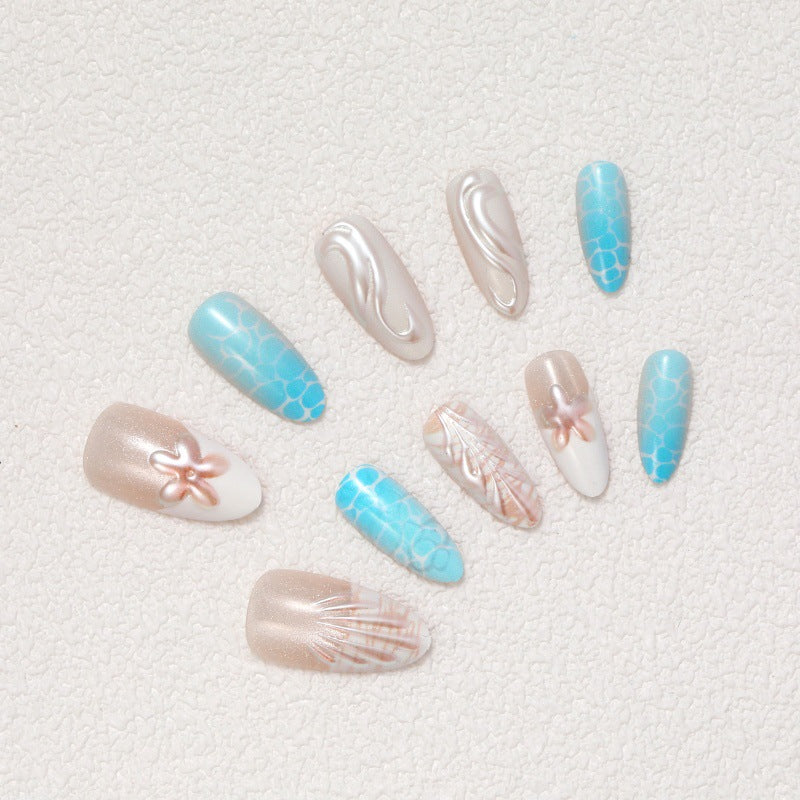 Exclusive art nails with maritime accents Stornfield