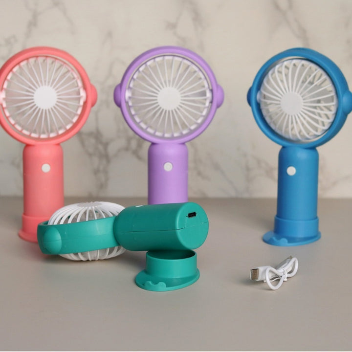 Unisex Portable Mini Fan with Ergonomic Design and Animal Ears Stornfield