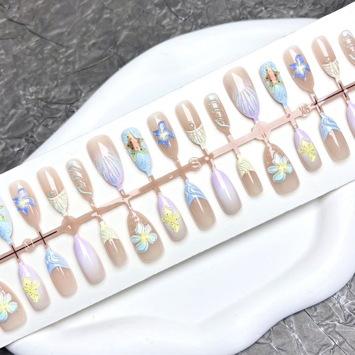 Artistic Decorative Press-On Nail Set 1790745755