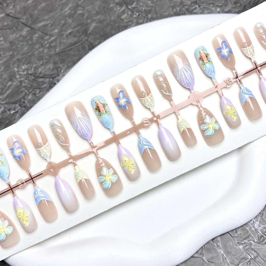 Elegant Ombre Art Press-On Nails
