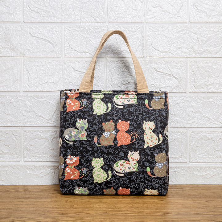 Cute Cat Print Tote Bag Stornfield
