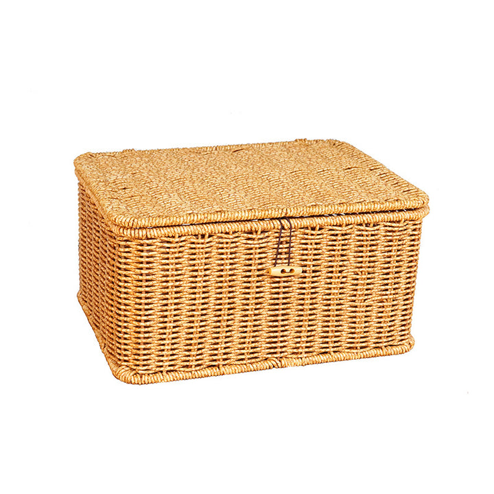 Handcrafted Wicker Storage Chest Stornfield