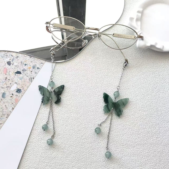 Elegant Butterfly Dangle Eyewear Chain Stornfield