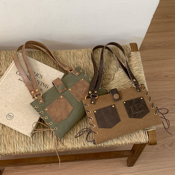 WoElegantly Structured Utility Tote Bag Stornfield