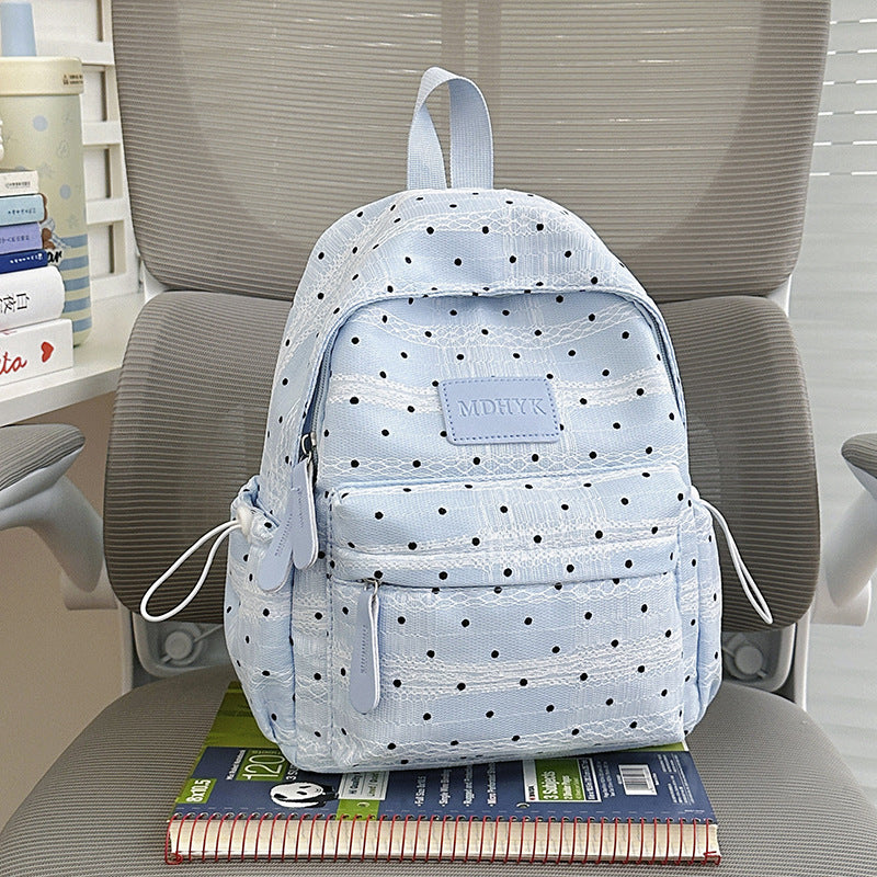 Compact Polka Dot Backpack Stornfield