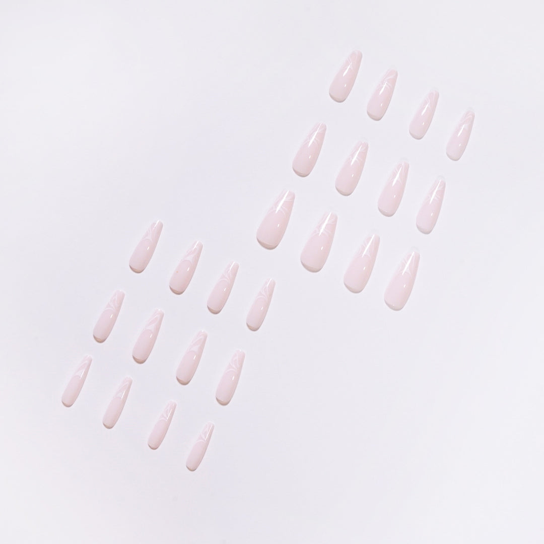 Artistic Nail Extensions with Elegant Fluid Design Stornfield