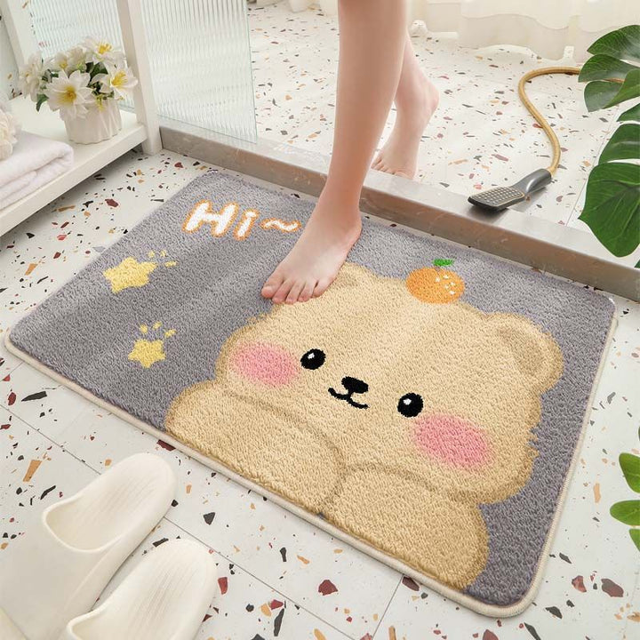 Cute Duck-Themed Bathroom Mat