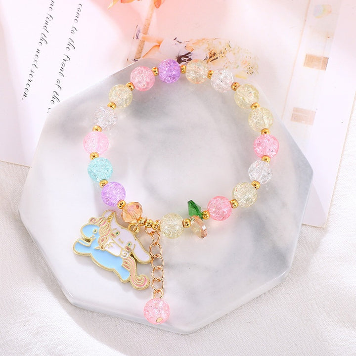Playful bracelet with colorful glass beads Stornfield