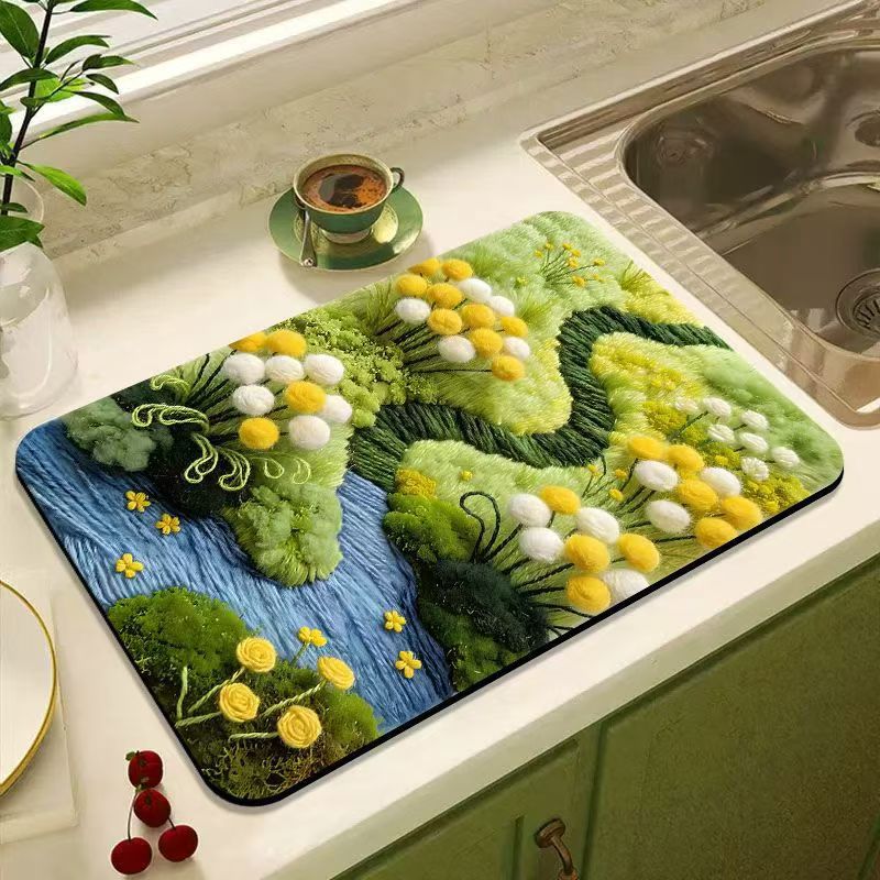 Stylish Abstract Kitchen Mat