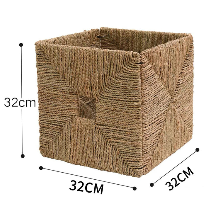 Premium Water Hyacinth Storage Basket Stornfield