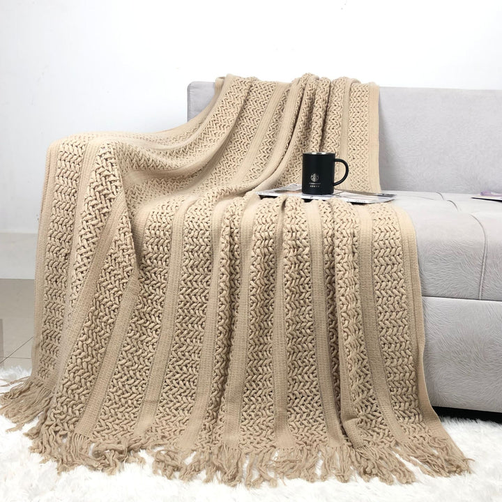 Cozy Knit Throw Blanket Stornfield