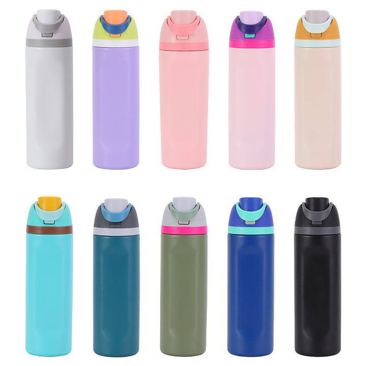 Women insulated water bottle with practical carry handle Stornfield