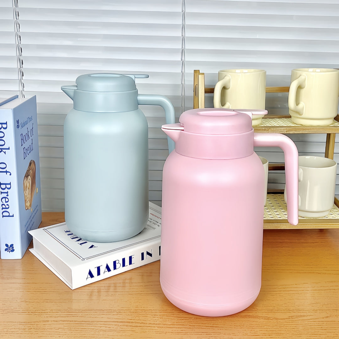 Women's insulated thermos with innovative leak protection and ergonomic handle Stornfield
