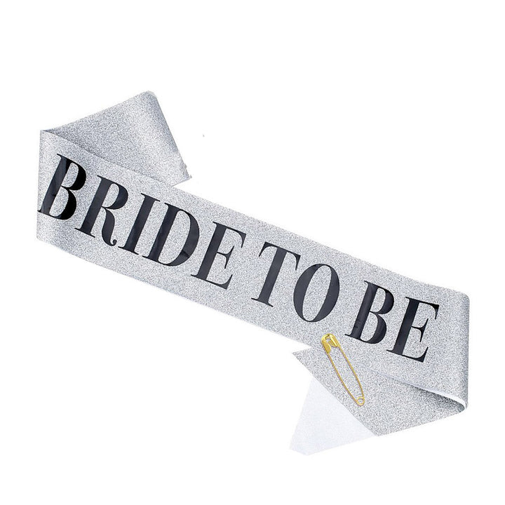 Ladies Glittering Bride Sash Stornfield