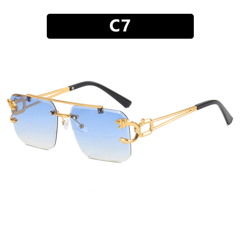 Women's square sunglasses with elegant decorative details Stornfield