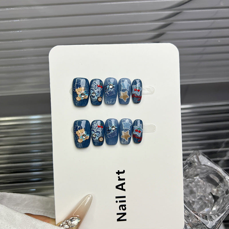 Whimsical Character Design Press-On Nails