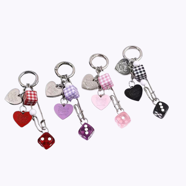 Playful Dice-Inspired Keychain Stornfield