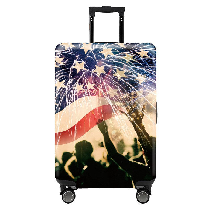 Women's Hard Shell Travel Suitcase with Eye-Catching Phrase Design Stornfield