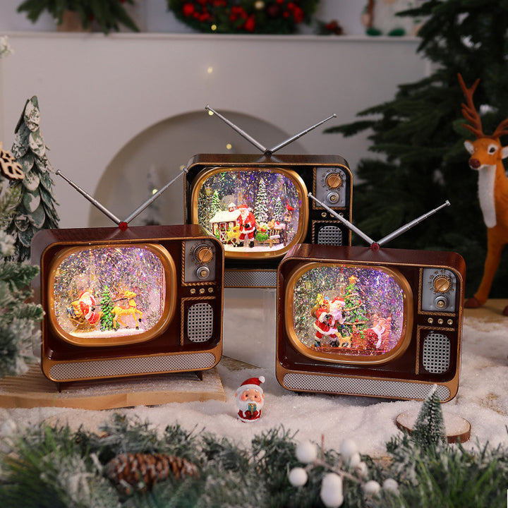 Nostalgic Christmas TV Decoration Stornfield