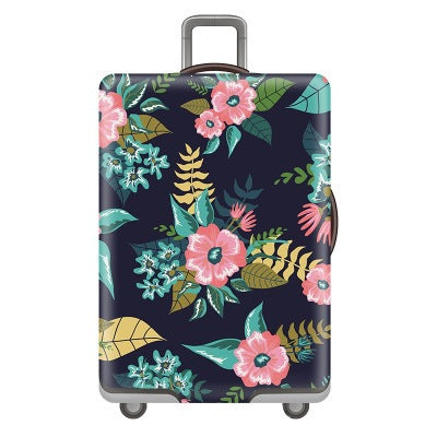 Tropical Leaf Print Hard Shell Luggage Stornfield