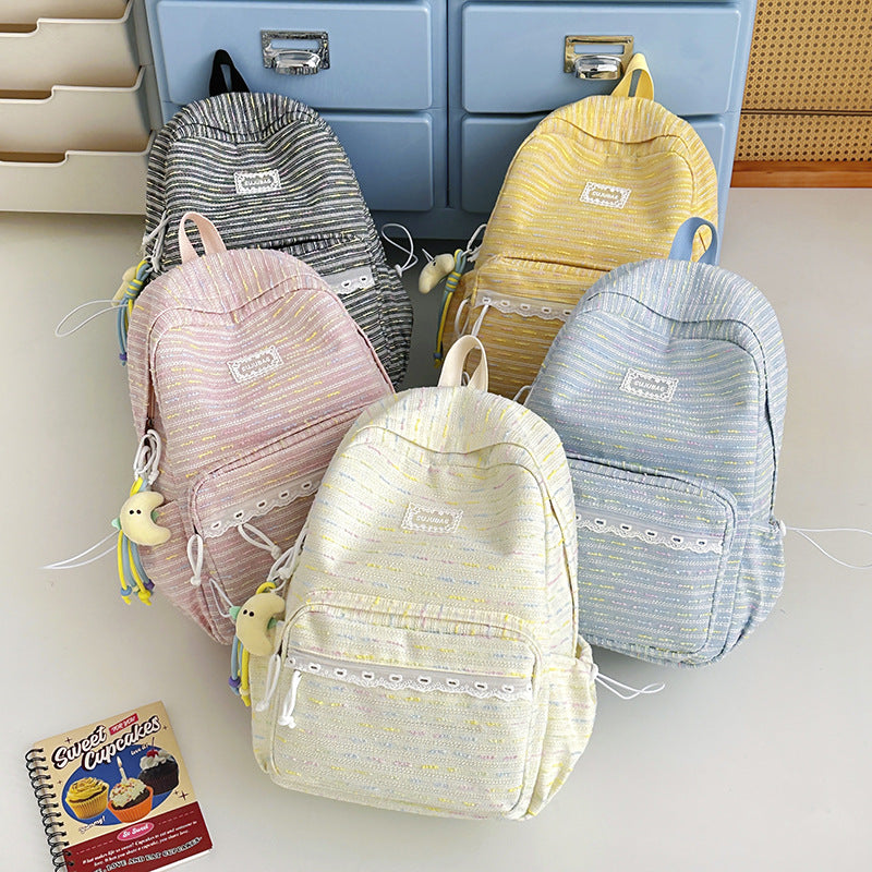 Textured Casual Backpack Stornfield