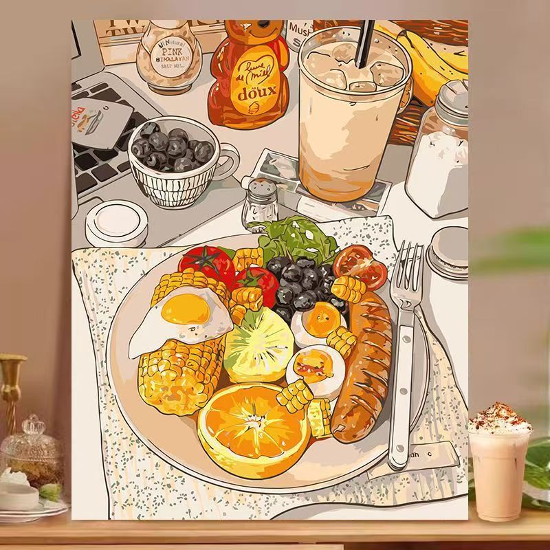 Dessert-Inspired Decorative Canvas Art Stornfield
