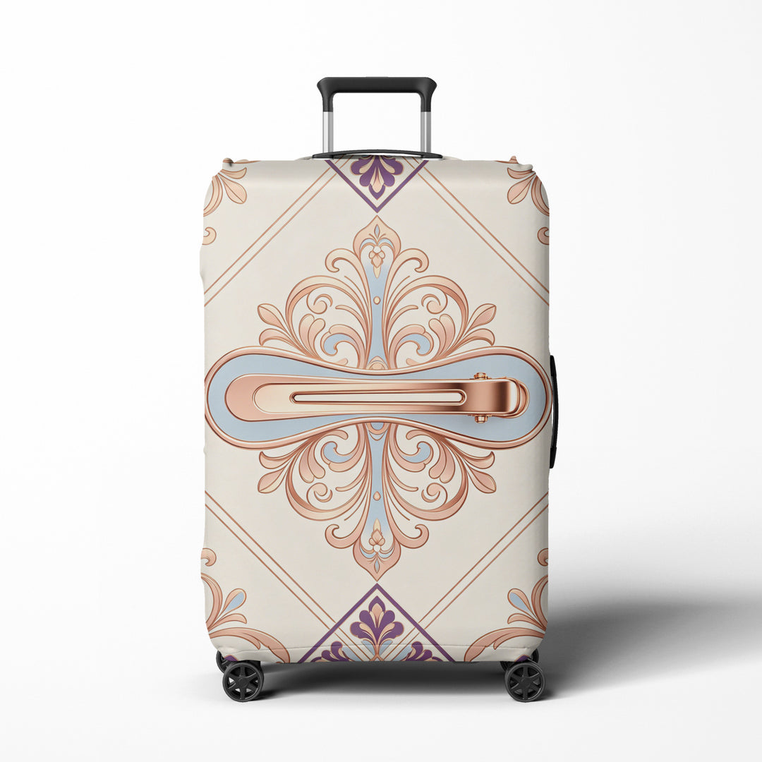 Women's suitcase with unique hand-drawn design Stornfield
