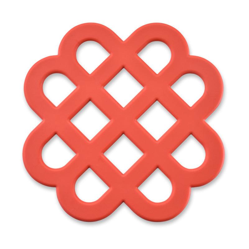 Heat-resistant silicone coaster with decorative design Stornfield