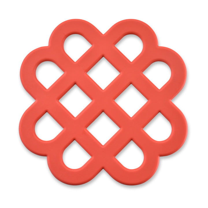 Heat-resistant silicone coaster with decorative design Stornfield