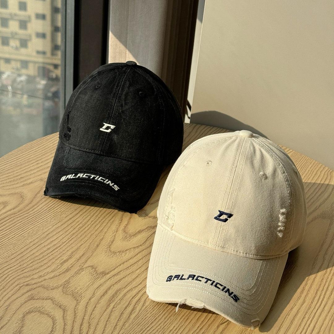 Men's Distressed Denim Baseball Cap Stornfield