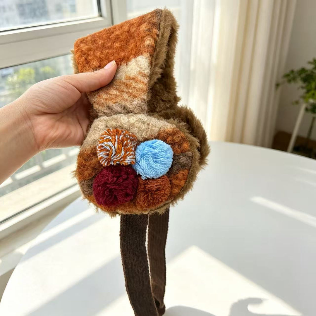 Cozy Floral Plush Headband Stornfield