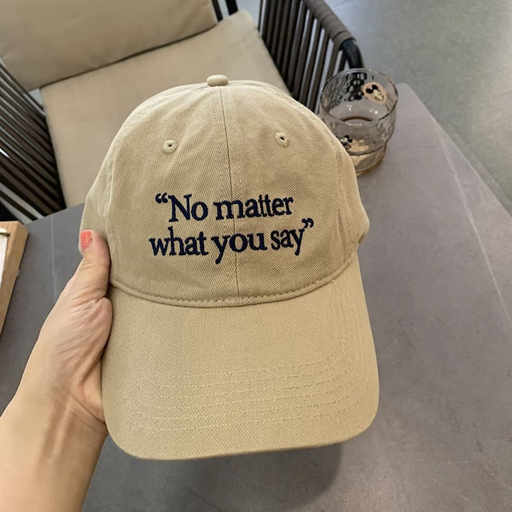 Women's Embroidered Motivational Phrase Baseball Cap Stornfield