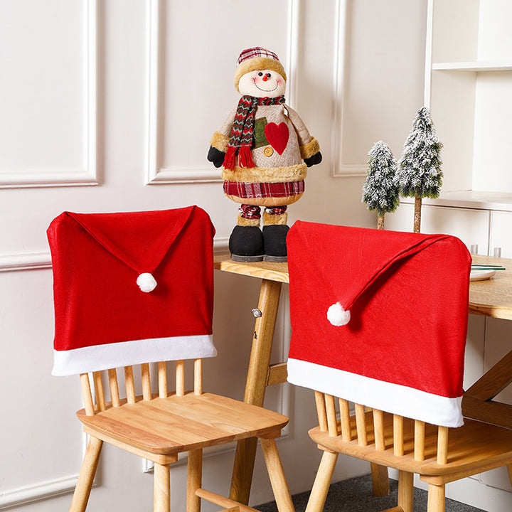 Festive chair cover with Christmas motif Stornfield