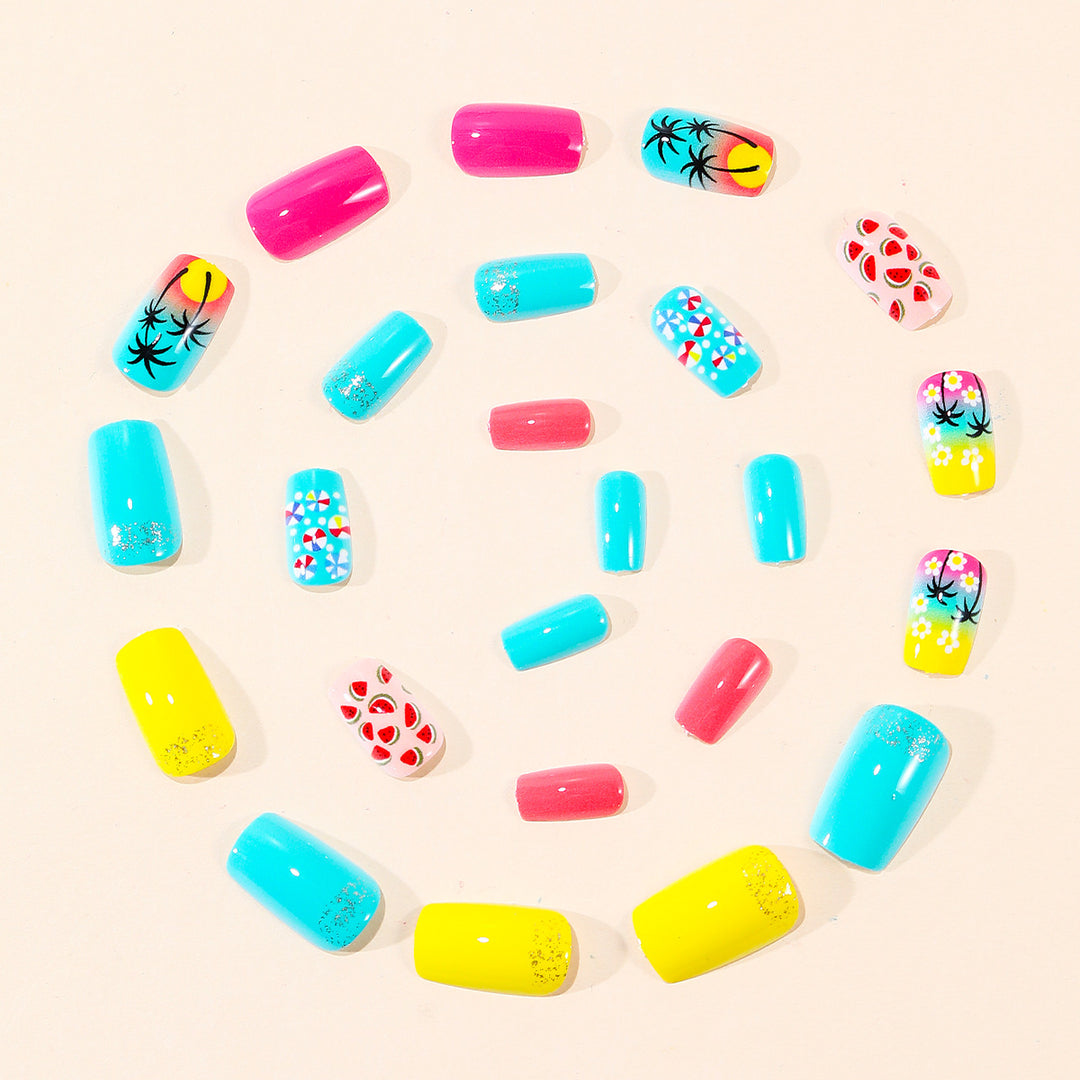 Tropical-Inspired Nail Art Set Stornfield