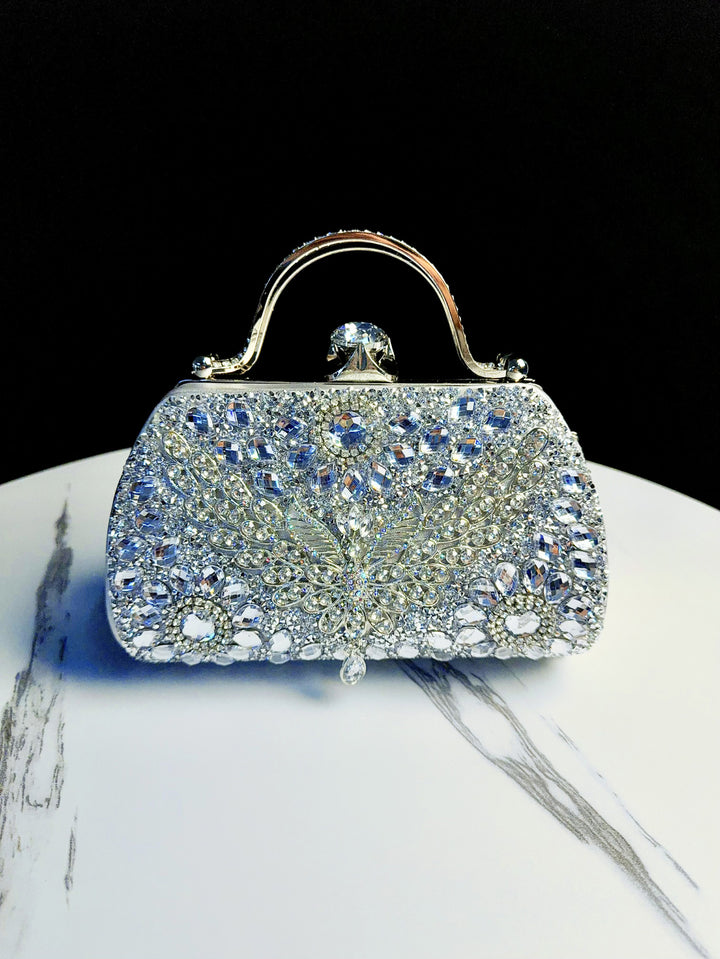 Ornate Bejeweled Evening Clutch