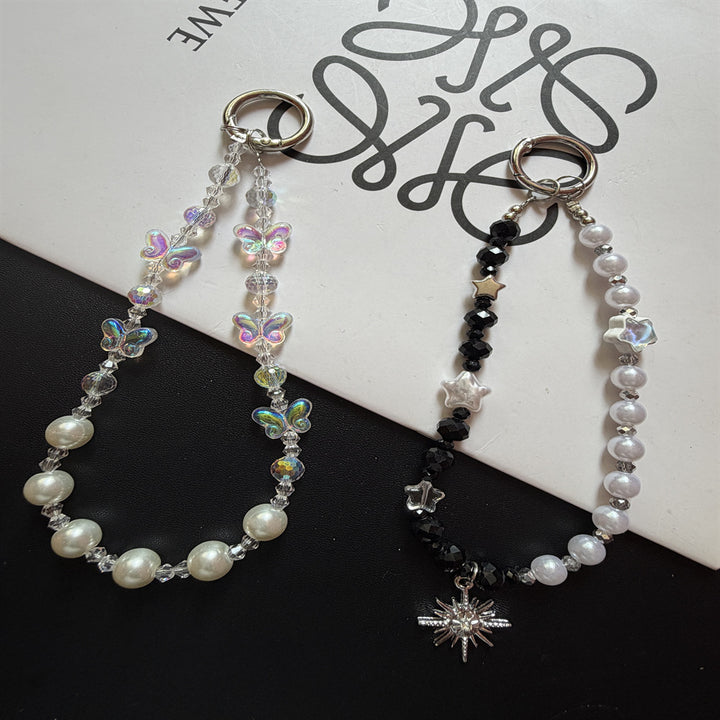 Elegant Beaded Charm Keychain Holder Stornfield