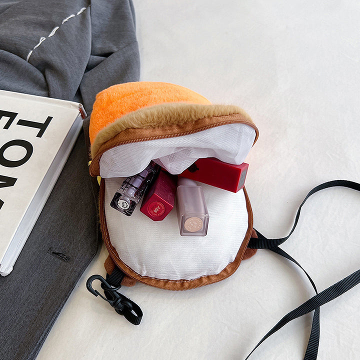 Plush Shoulder Bag with Cute Dessert Design Stornfield