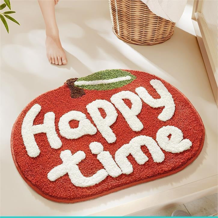 Avocado Shape Plush Bath Mat
