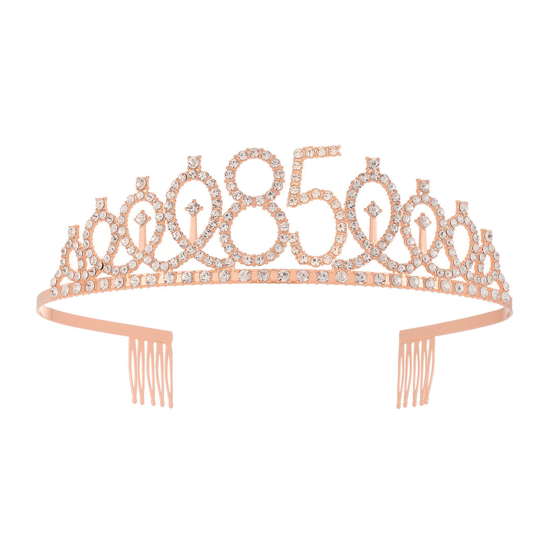 Women's Crystal-Embellished Tiara with Elegant Design Stornfield