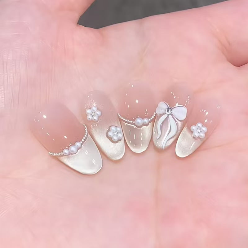 Glossy Ombre Square Press-On Nail Set