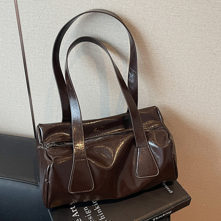 Elegant Glossy Handheld Tote Bag