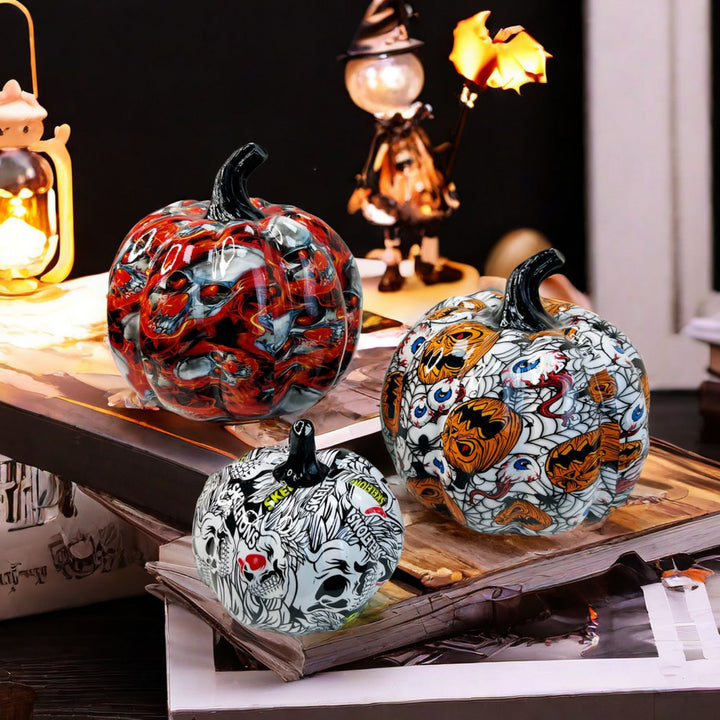 Artistic Halloween Pumpkin Figurine Stornfield