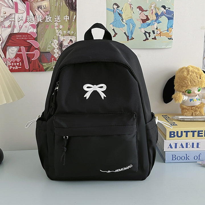 Chic Bow-Accent Backpack Stornfield